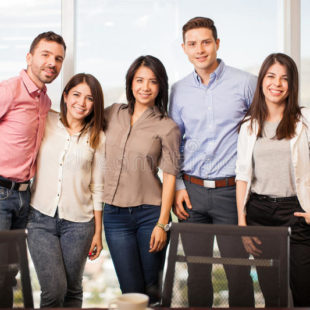 business-people-casual-attire-portrait-group-five-meeting-room-dressing-casually-smiling-55756055