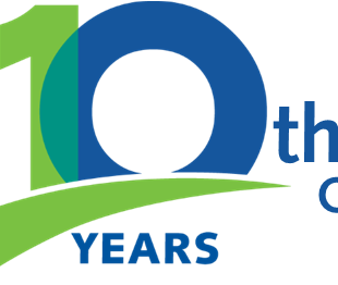 10 years logo Journey to hope