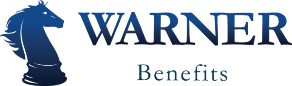 Warner Benefits transparent logo blue ombre