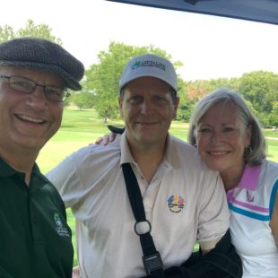 Rick golfing with friends