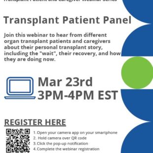 Transplant Webinar Flyer