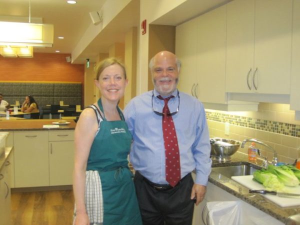 missy with howard in fh kitchen