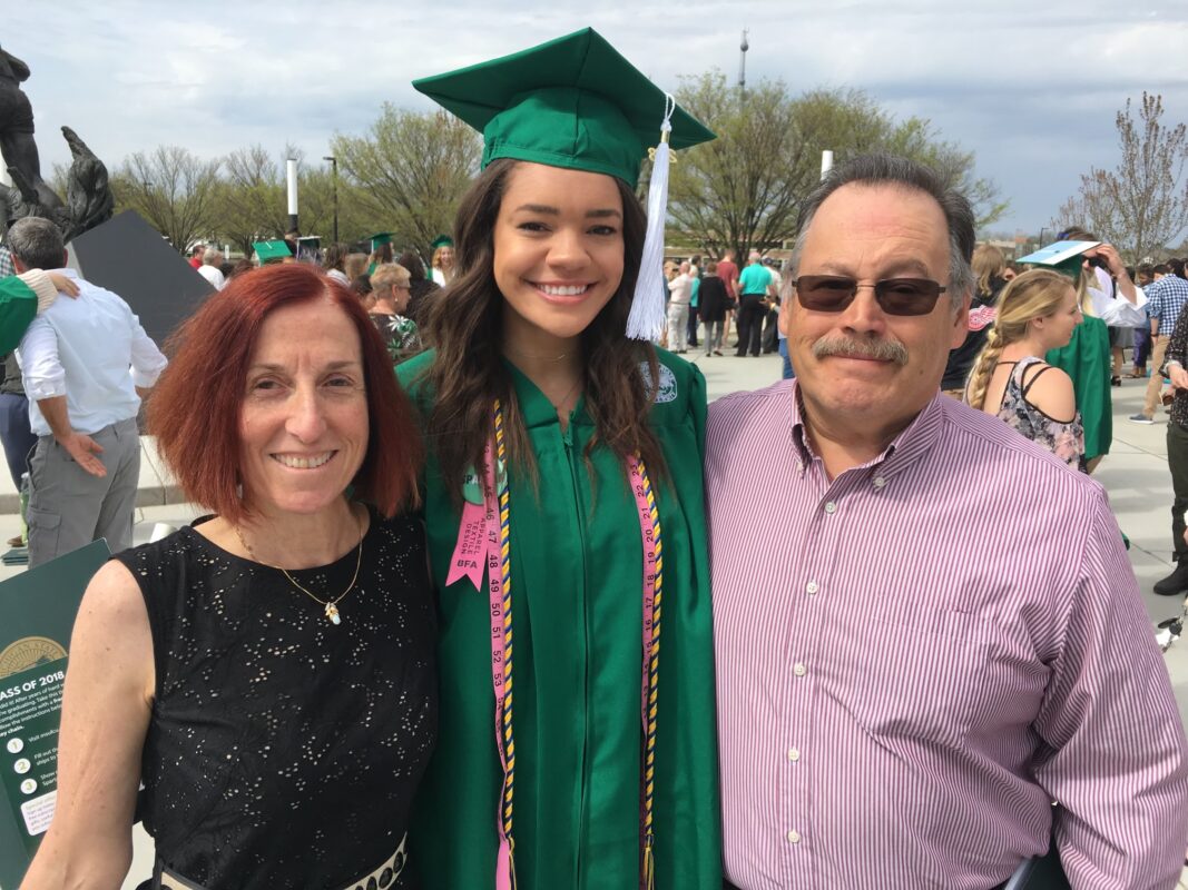 SARITA with her daughter JODETTE and her husband Mark.