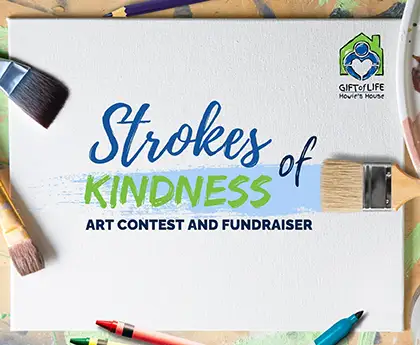 strokes of kindness art contest graphic