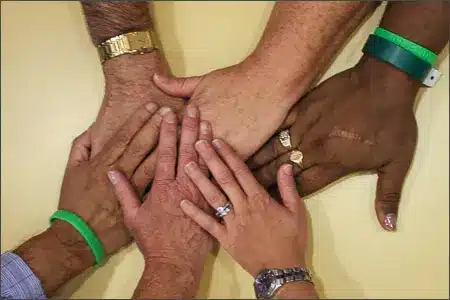 different hands overlapping thumbnail image